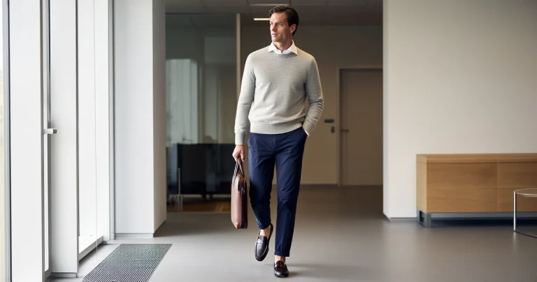 Business casual men 2026: miehen täydellinen opas toimistopukeutumiseen